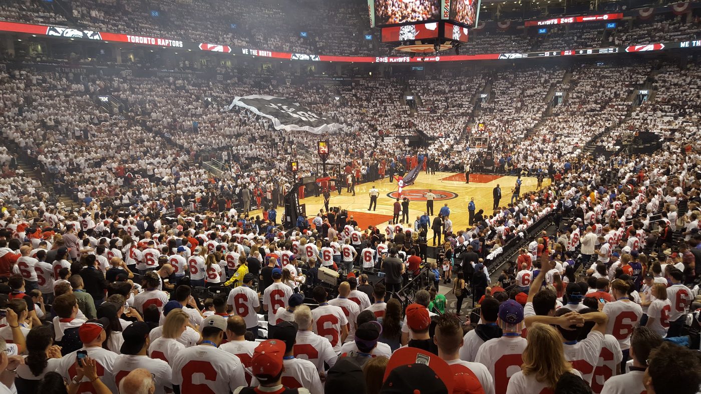 View from Section 112, Row 19, Seats 6 & 7 at Scotiabank Arena